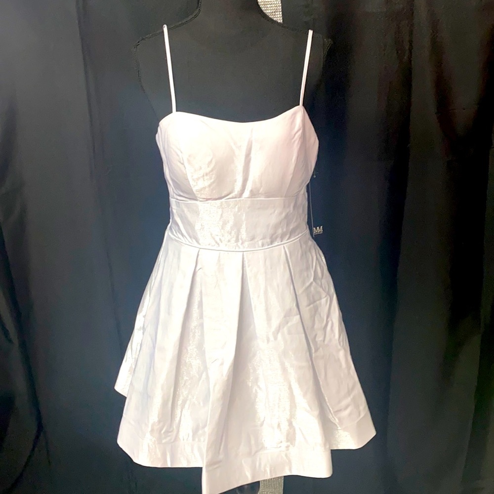MM White Satin Dress NWT